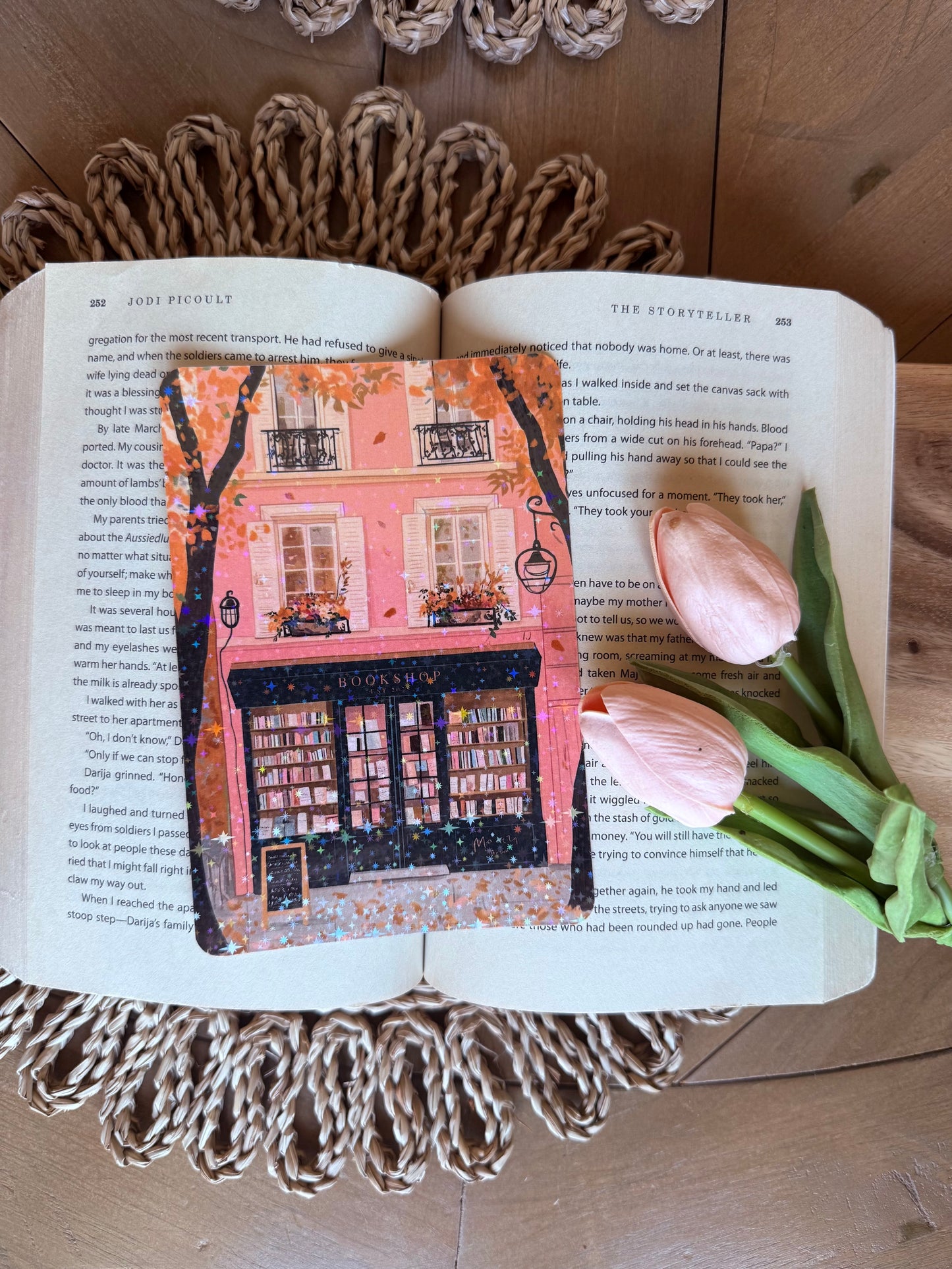 Fall Pink Bookshop Kindle Insert