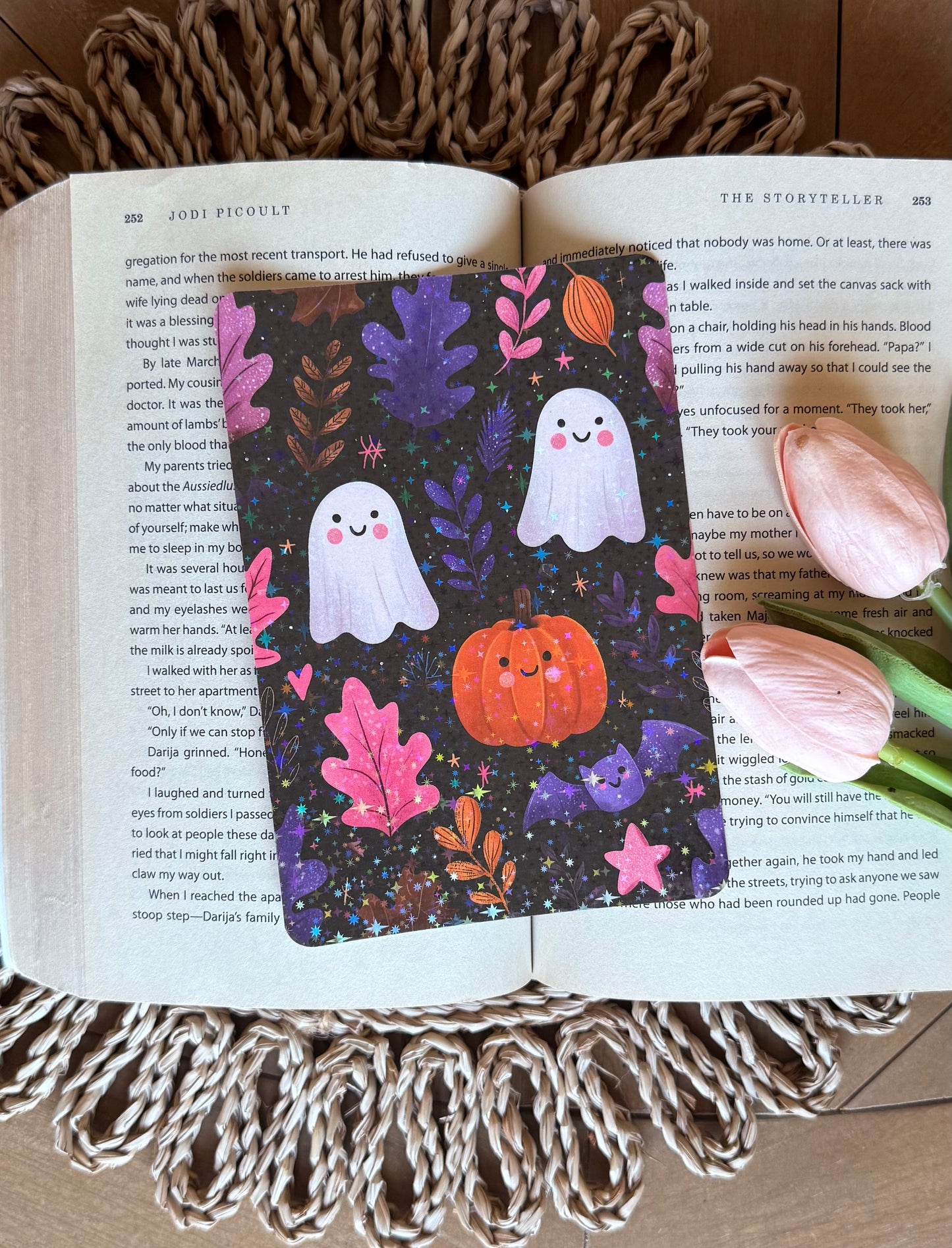 Halloween Purple/Pink Kindle Insert
