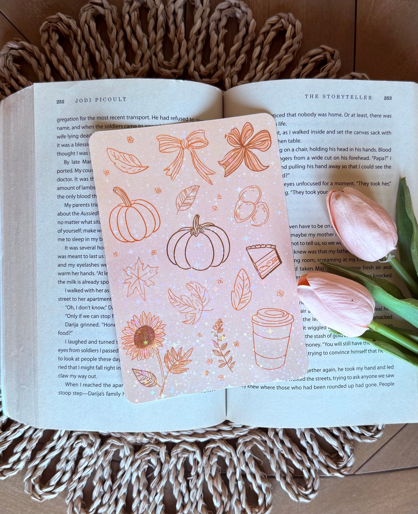 Fall Pumpkins + Lattes Kindle Insert