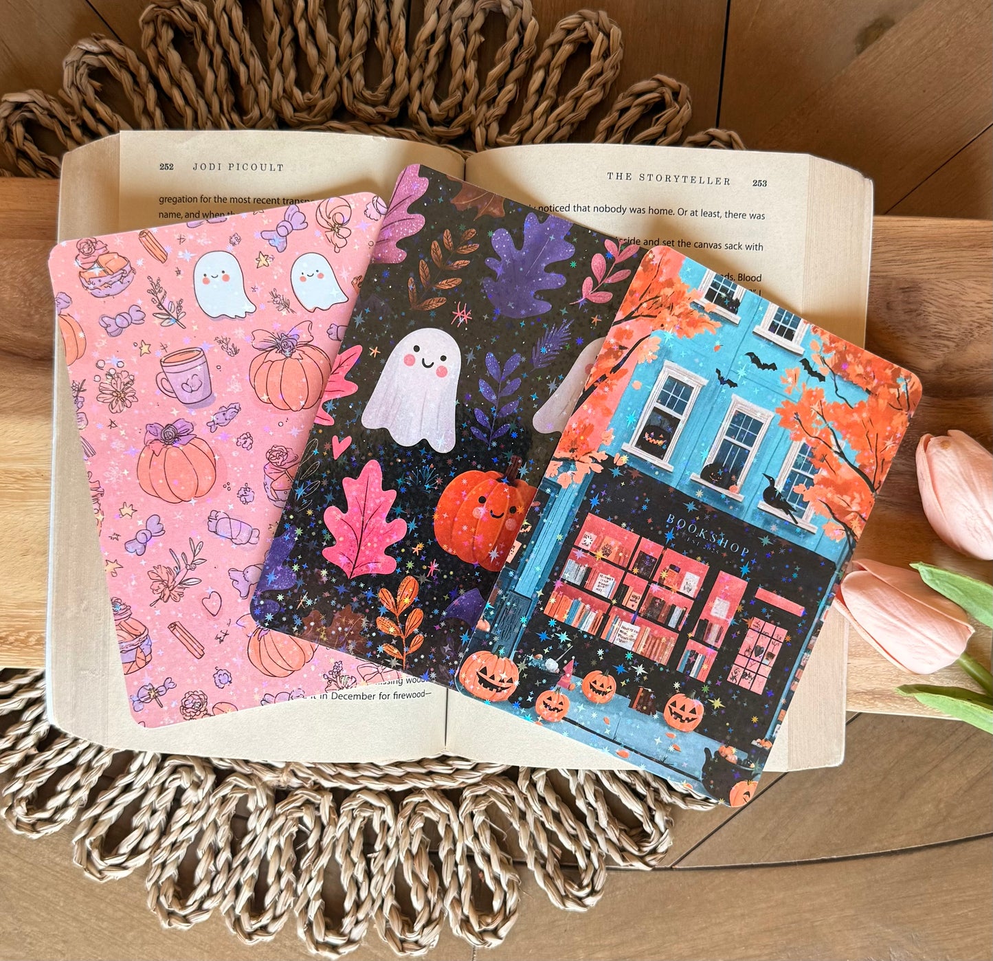 Halloween Purple/Pink Kindle Insert