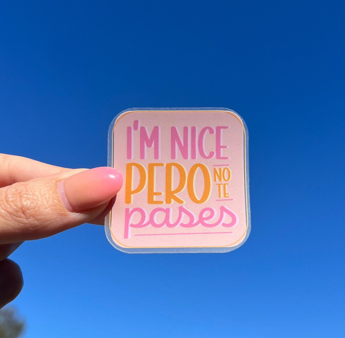 I'm Nice Sticker