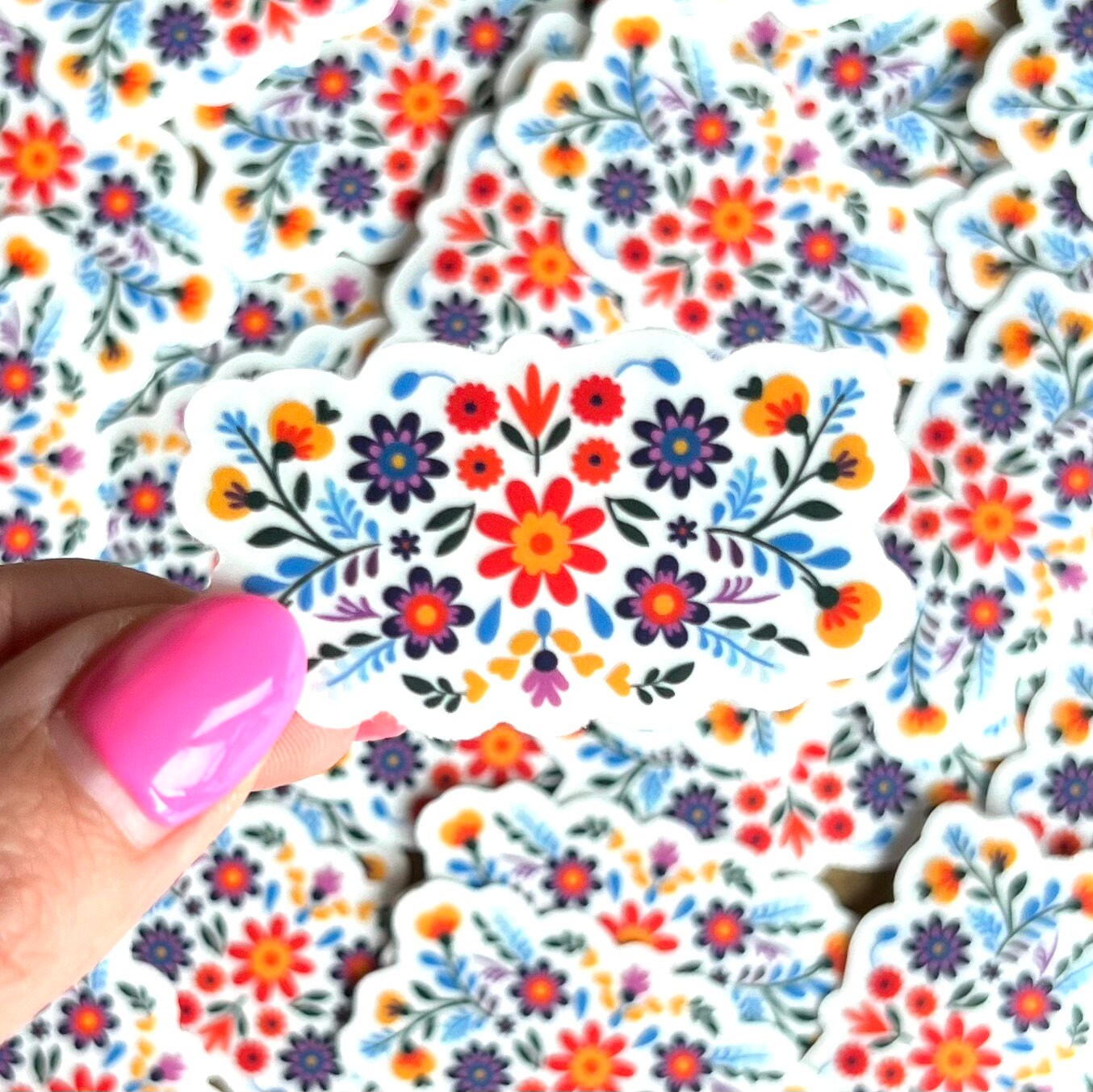 Flower Patten Sticker