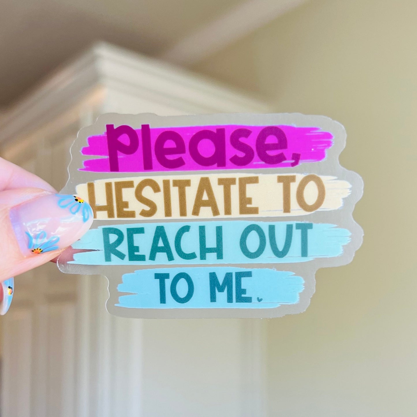 Please Hesitate Sticker