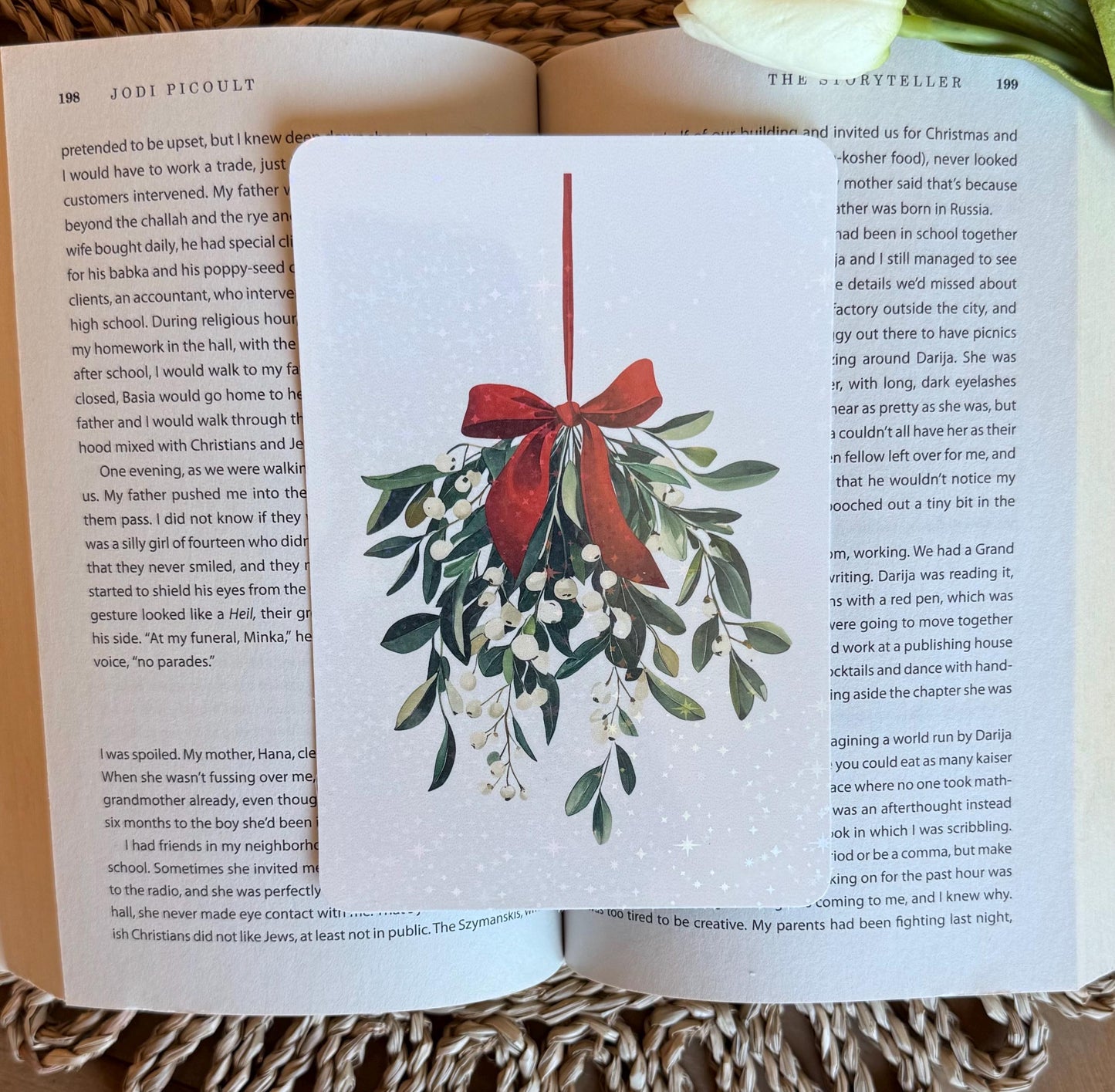 Mistletoe Christmas Kindle Insert