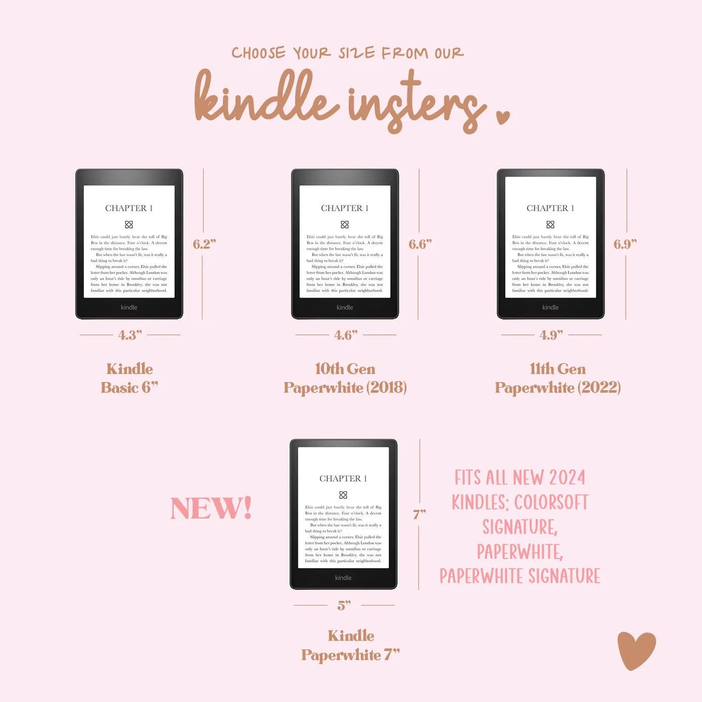 Fall Bookshop Kindle Insert