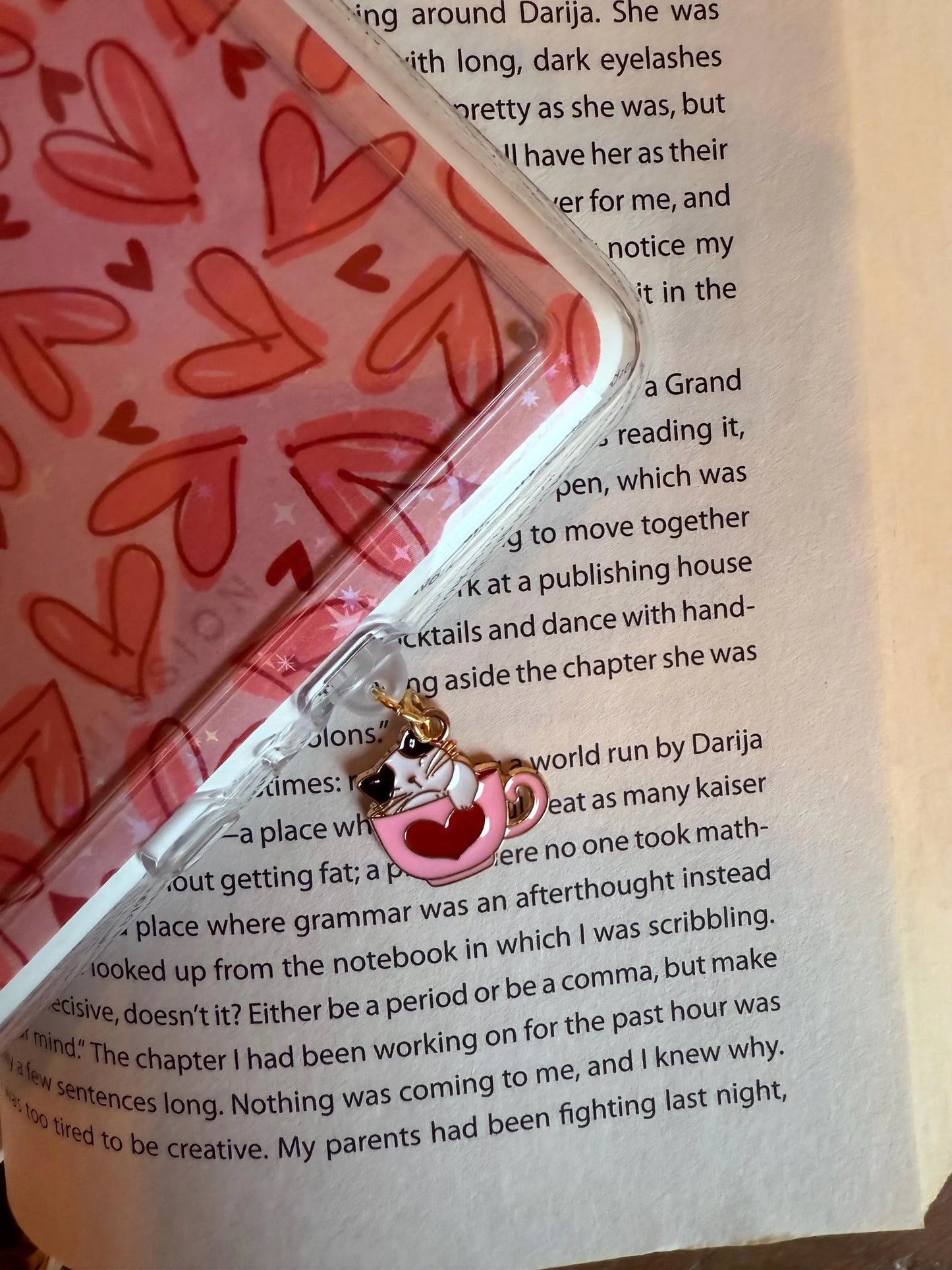 Cat Mug Kindle Charm