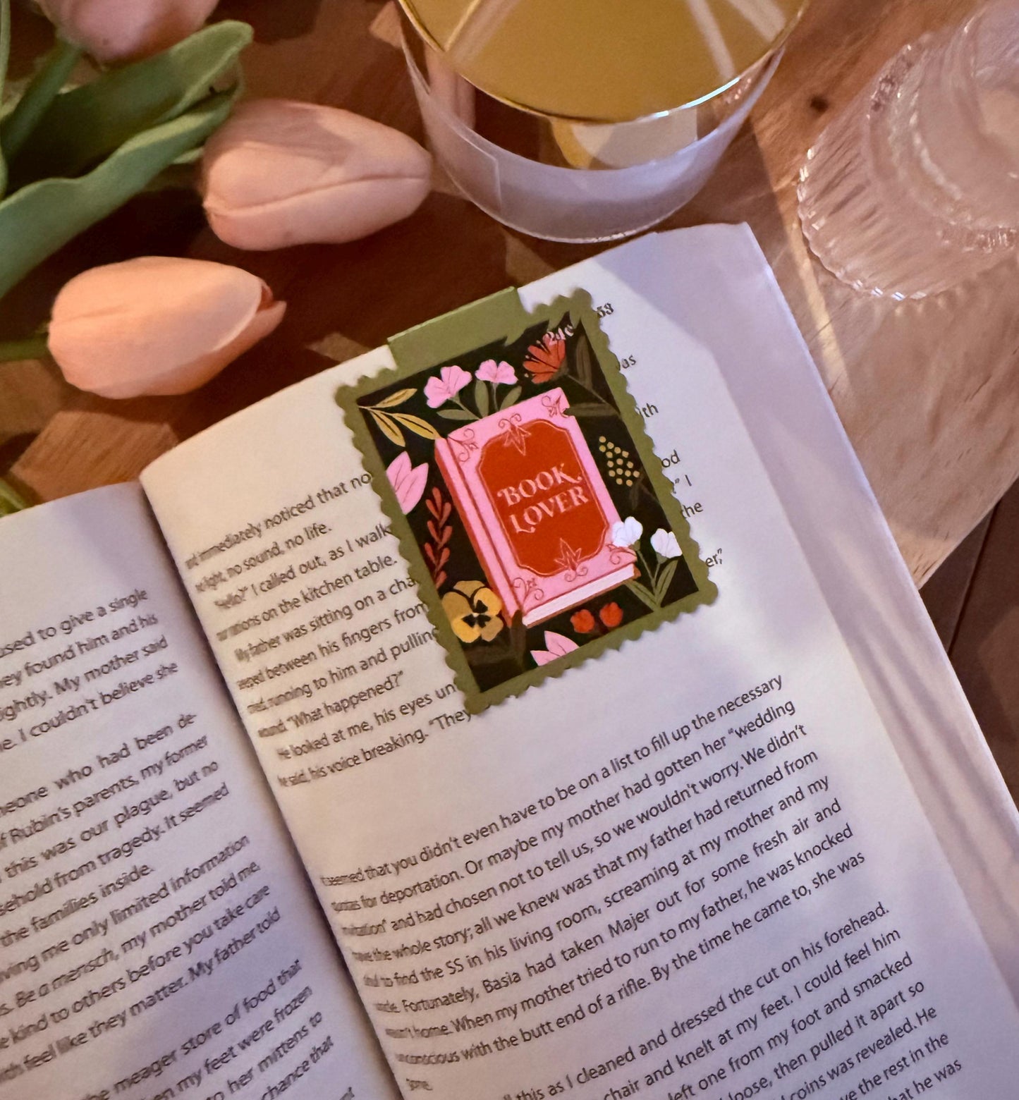 Book Lover Magnetic Bookmark