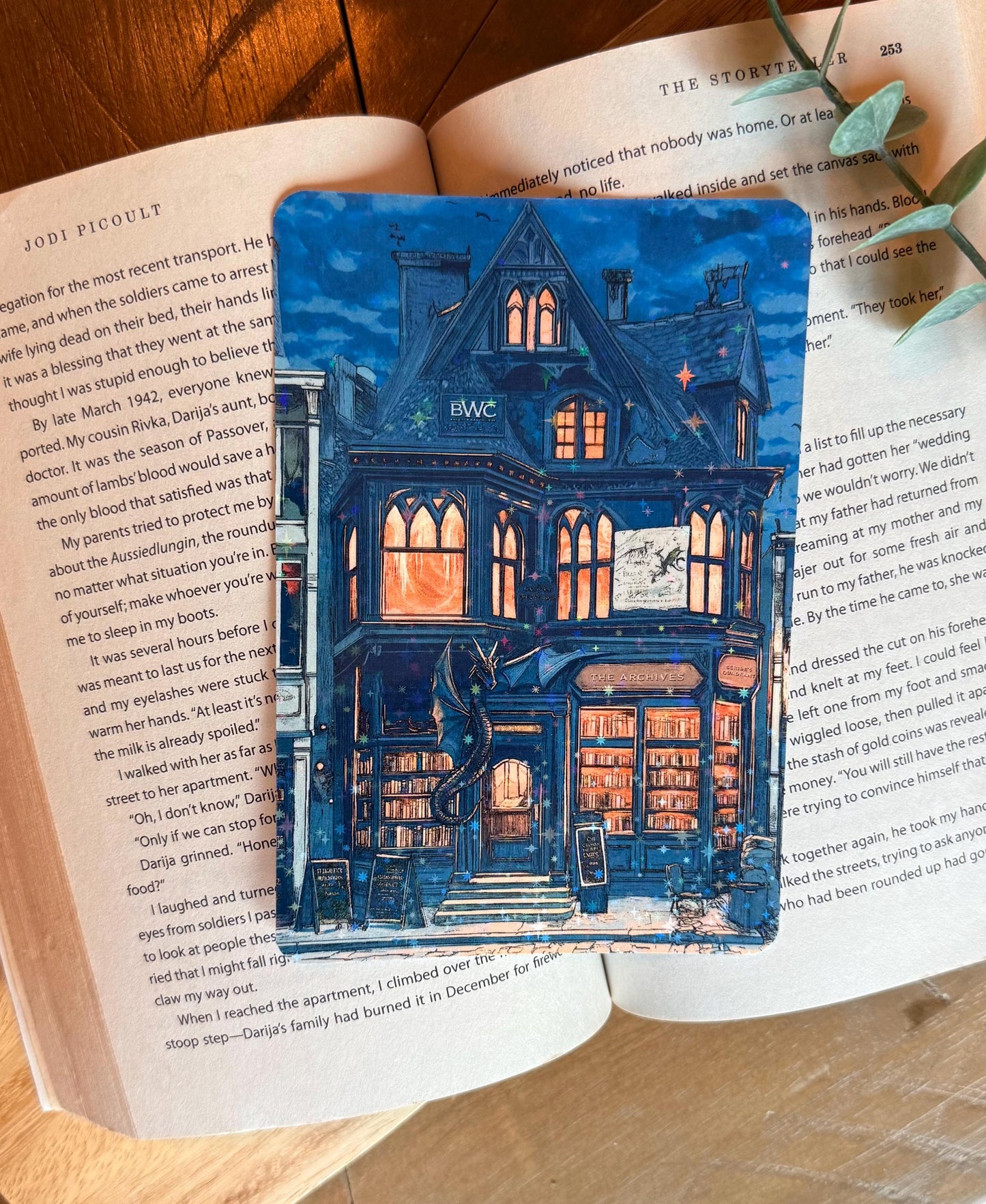 Blue Fourth Wing Bookshop Kindle Insert