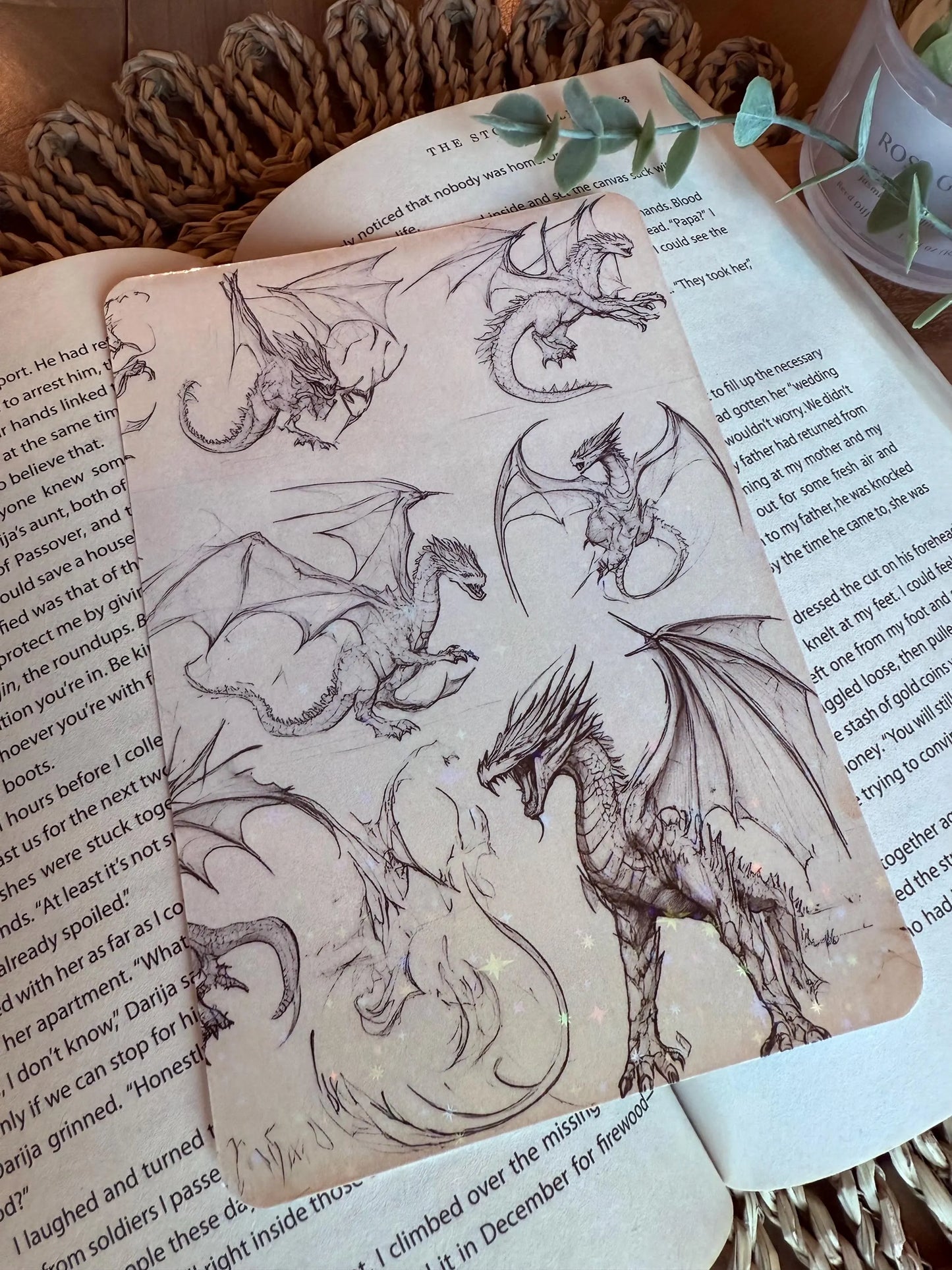 Romantasy Dragons Kindle Insert