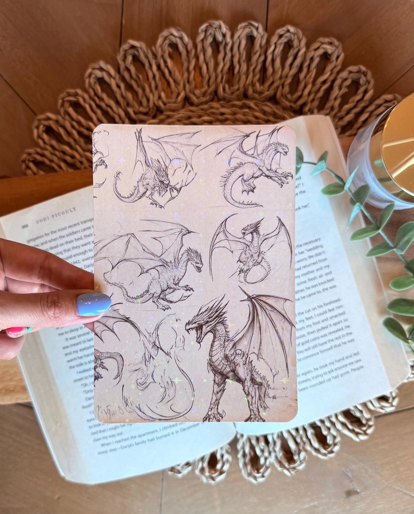 Romantasy Dragons Kindle Insert