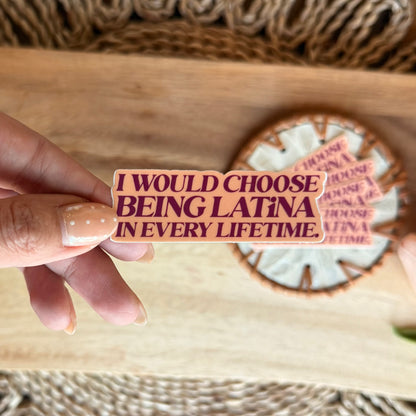 Being Latina Sticker