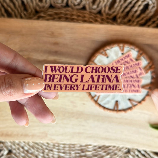 Being Latina Sticker