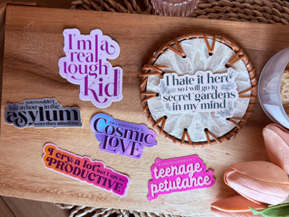 Cosmic Love - Taylor Lyrics Sticker