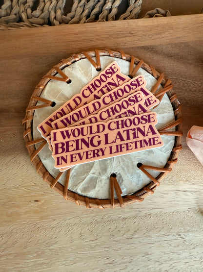 Being Latina Sticker