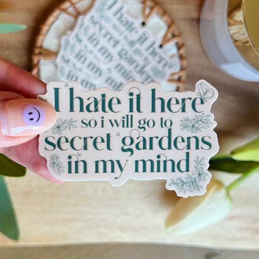 Hate it Here - Taylor Lyrics Sticker