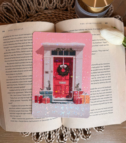 Christmas Red Door Kindle Insert