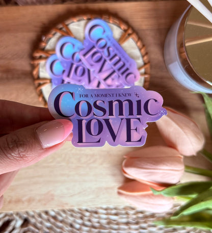Cosmic Love - Taylor Lyrics Sticker