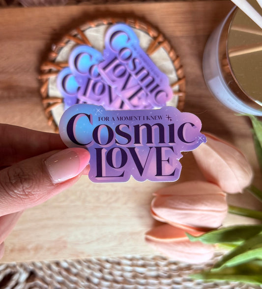 Cosmic Love - Taylor Lyrics Sticker