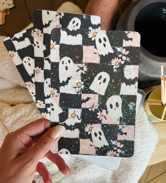 Ghost Checkered Kindle Insert