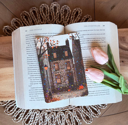 Fall Eerie Village Kindle Insert
