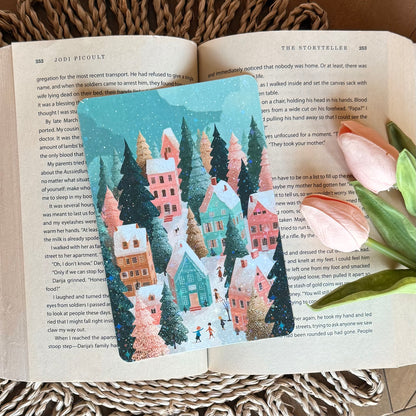 Whimsical Christmas Village Kindle Insert