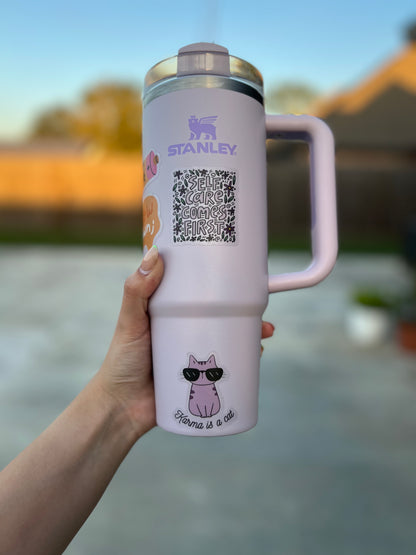 Karma is a Cat - Taylor Lyrics Sticker
