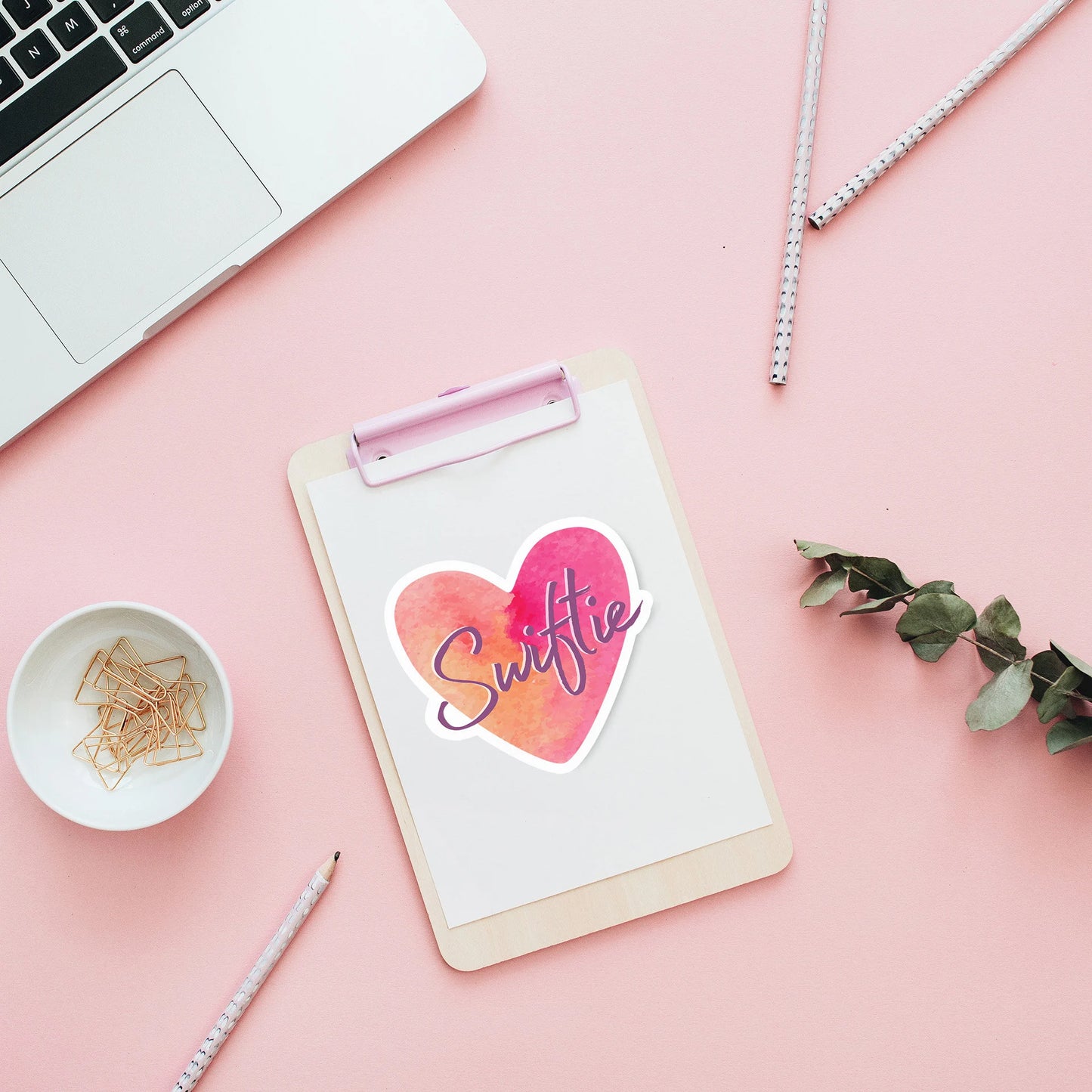 Swiftie Heart - Taylor Lyrics Sticker