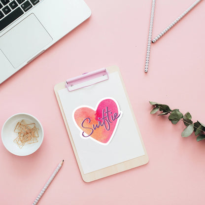Swiftie Heart - Taylor Lyrics Sticker