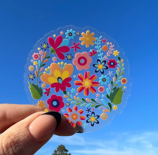 Floral Sticker