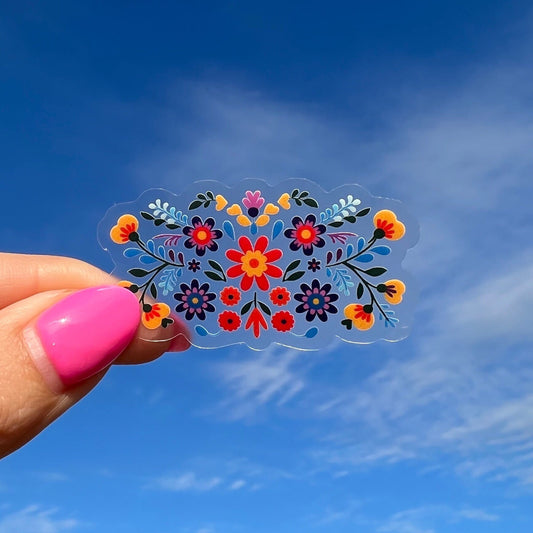 Flower Patten Sticker