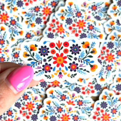 Flower Patten Sticker