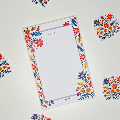Flower Folklore Notepad