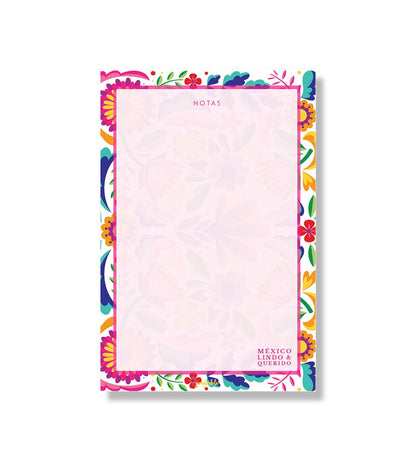 Pink Flower Notepad