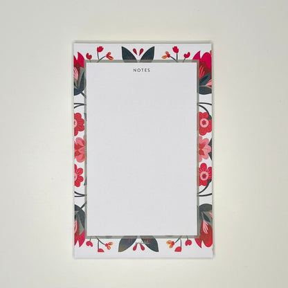 Flower Pattern Notepad