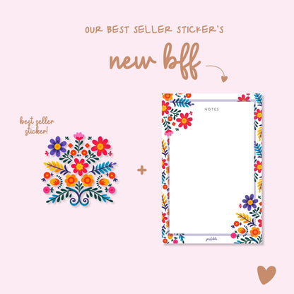 Flower Folklore Notepad