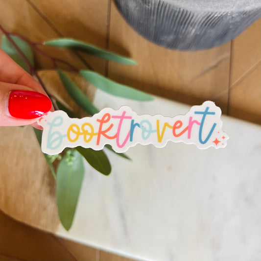 Booktrovert Sticker