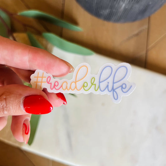 Reader Life Sticker
