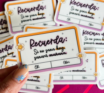 Recuerda Sticker