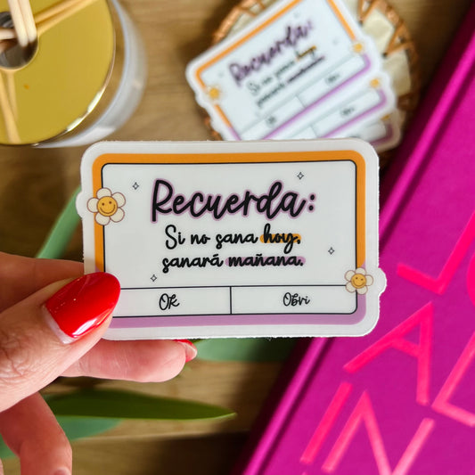 Recuerda Sticker