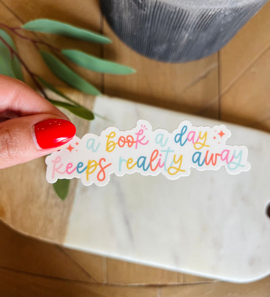 A Book a Day Sticker