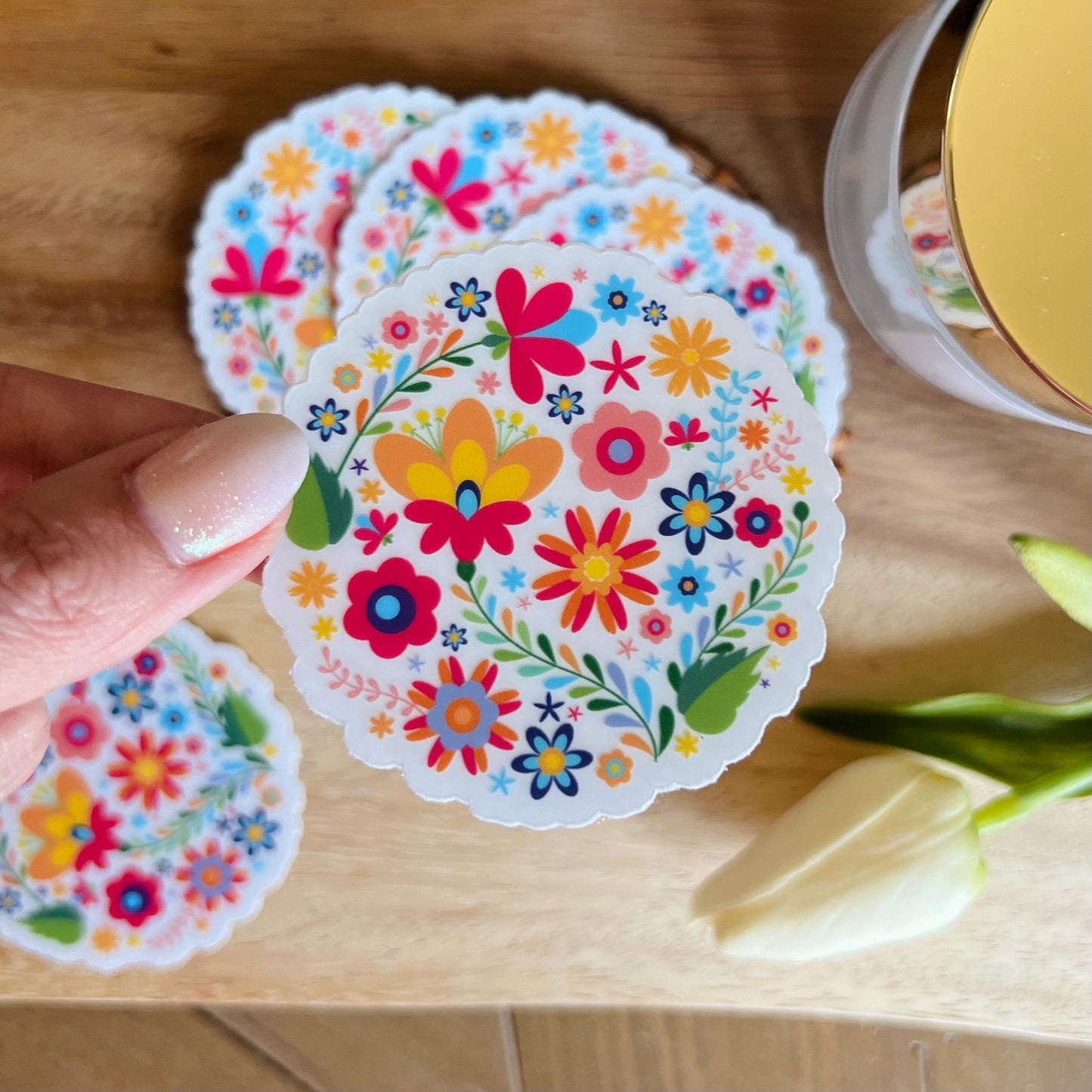 Floral Sticker