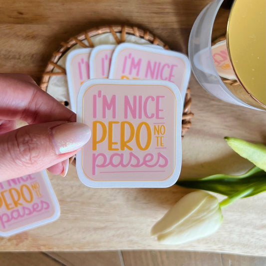 I'm Nice Sticker