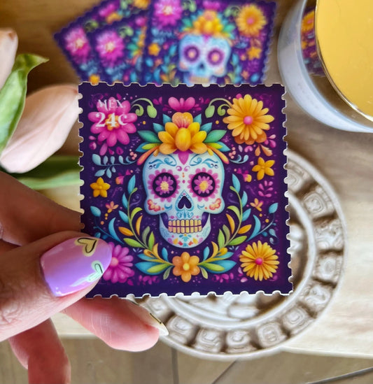 Skull Stamp Sticker