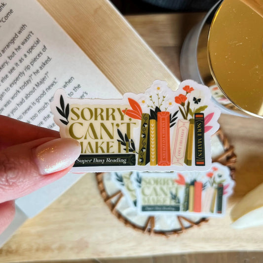 Cant Make It Sticker