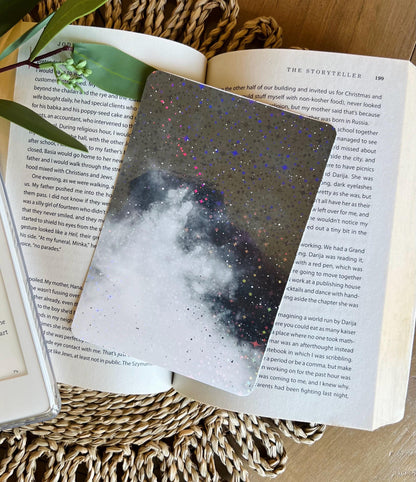 Black Watercolor Kindle Insert