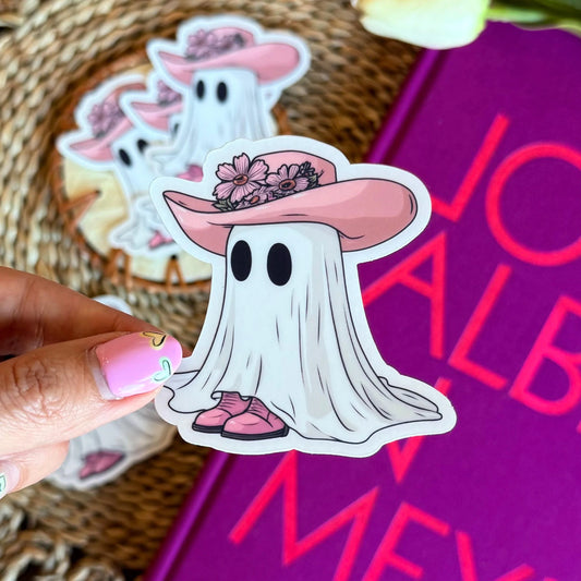cowboy Ghost Sticker