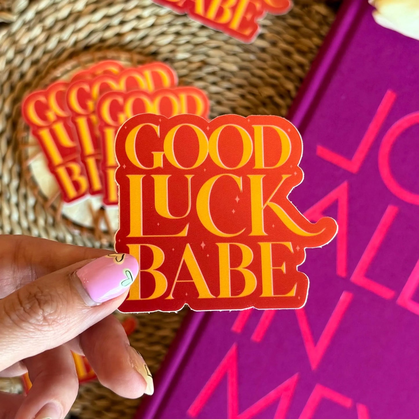 Good Luck Babe Sticker