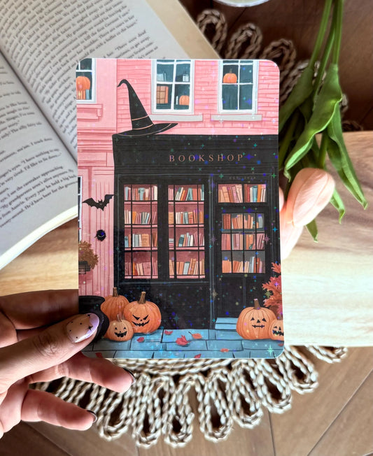 Pink Halloween Bookshop Kindle Insert