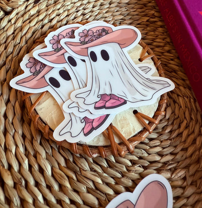 cowboy Ghost Sticker