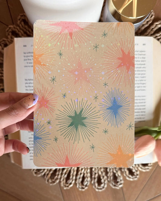 Christmas Stars Pattern Kindle Insert